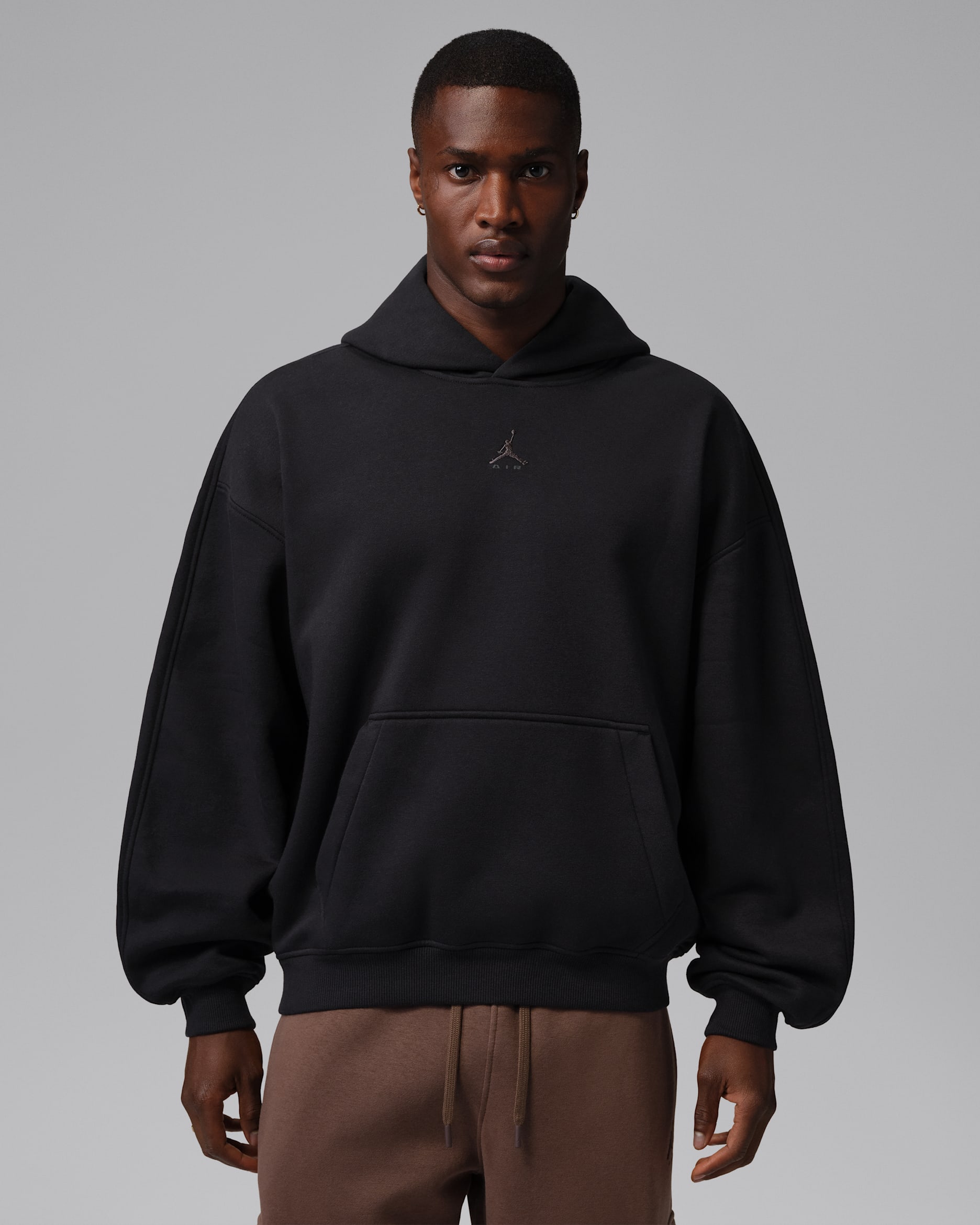 Jordan Brooklyn Men's Oversized Fleece Pullover Hoodie. Nike LU